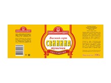 Свинина тушеная ГОСТ, В/С "Алтайконсервы"